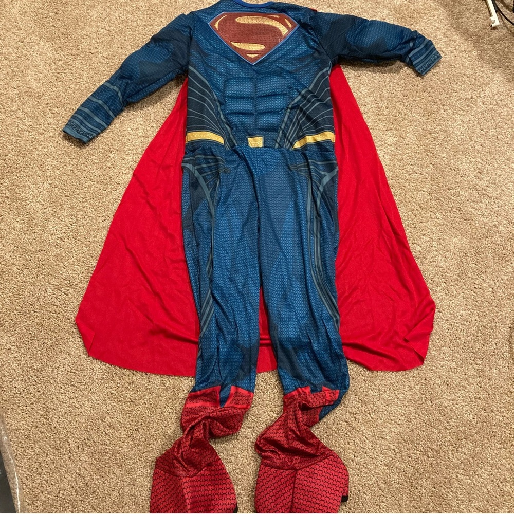 Rubie's DC Justice League Superman Costume NIP Size M 8-10 - Picture 2 of 3